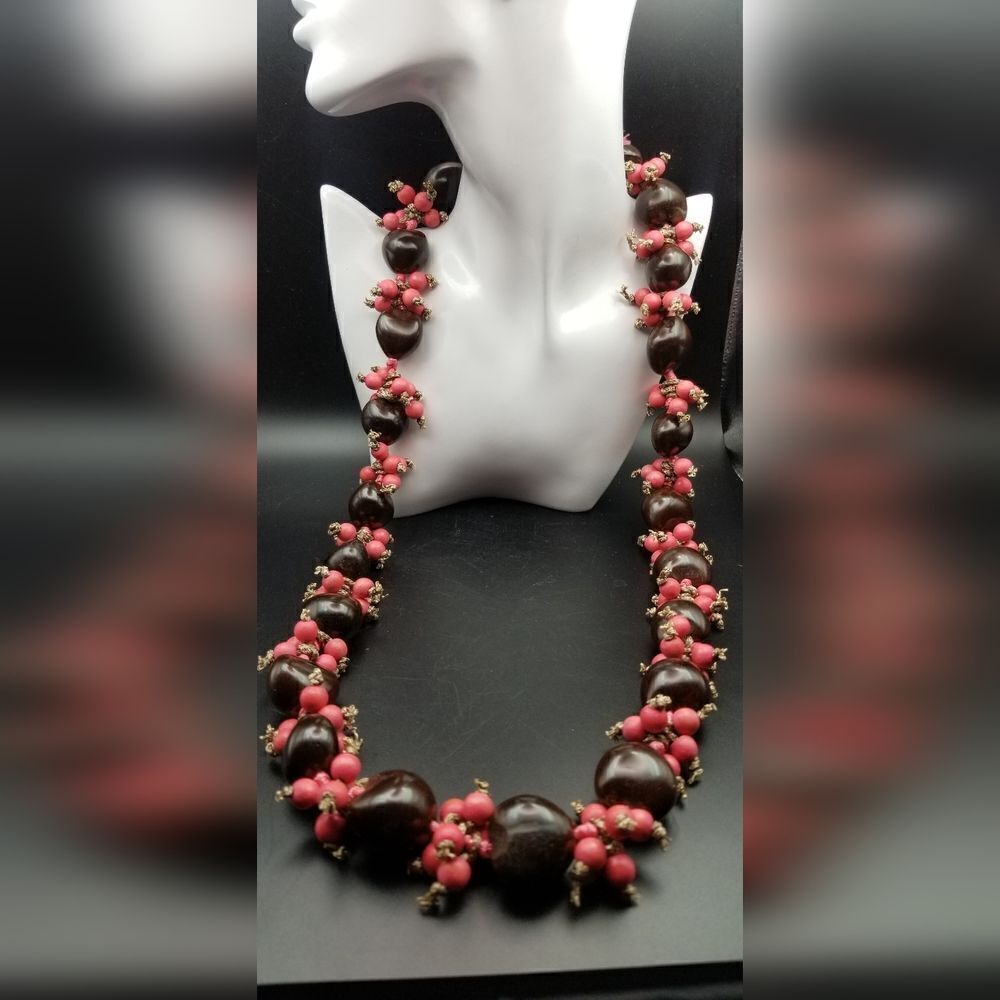 Plum orchard bushel necklace OFL